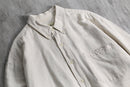 1990s Eddie Bauer linen cotton BD shirt
