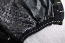 braided leather combi 3D Knit
