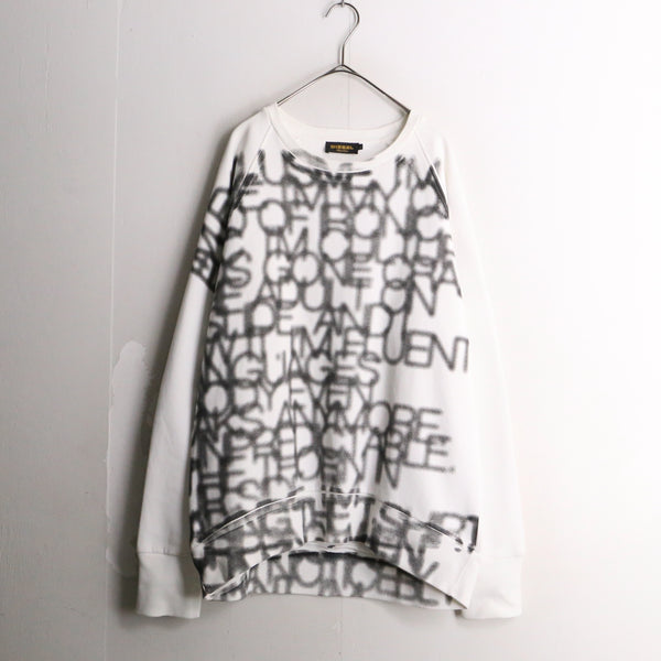 “DIESEL” letter paint design sweat