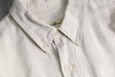 1990s Eddie Bauer linen cotton BD shirt
