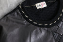 braided leather combi 3D Knit