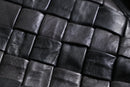 braided leather combi 3D Knit