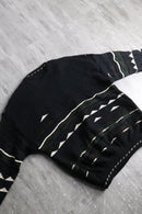 braided leather combi 3D Knit