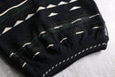 braided leather combi 3D Knit