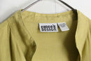 "CHICO'S" mustard yellow linen shirt cardigan