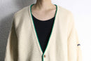 "HUGO BOSS" reindeer wool knit cardigan
