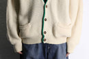 "HUGO BOSS" reindeer wool knit cardigan