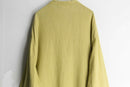 "CHICO'S" mustard yellow linen shirt cardigan