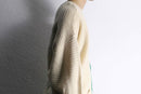 "HUGO BOSS" reindeer wool knit cardigan