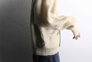 "HUGO BOSS" reindeer wool knit cardigan