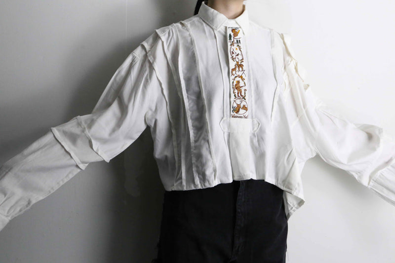 "Re:make" 2docking short length shirt