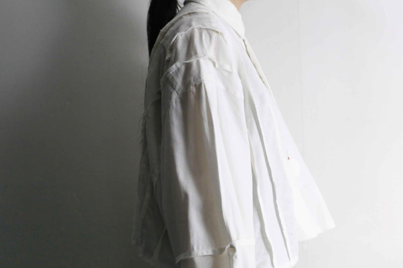 "Re:make" 2docking short length shirt