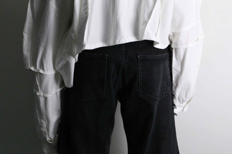 "Re:make" 2docking short length shirt