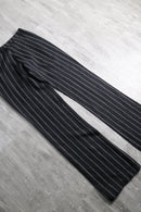 1990s stripe semi flare  linen pants
