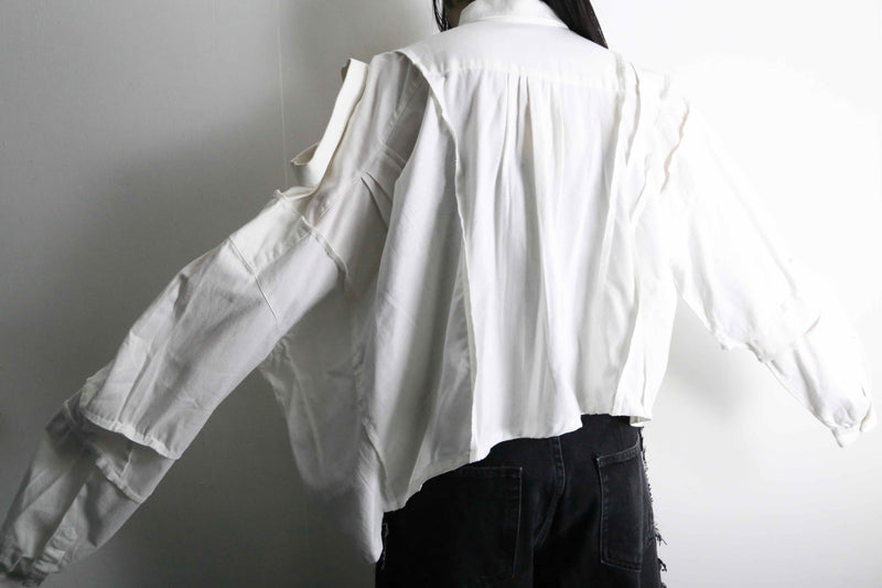 "Re:make" 2docking short length shirt