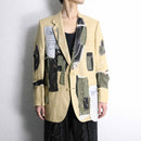 "Re:make" patch design docking tailored jacket