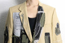 "Re:make" patch design docking tailored jacket