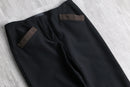 90~00s “PRADA” nylon mix minimal tapered trousers