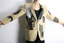 "Re:make" patch design docking tailored jacket