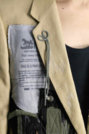 "Re:make" patch design docking tailored jacket