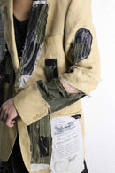 "Re:make" patch design docking tailored jacket