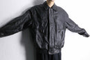 "HM LEATHER SYSTEM" black leather jacket