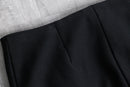 90~00s “PRADA” nylon mix minimal tapered trousers
