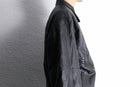 "HM LEATHER SYSTEM" black leather jacket