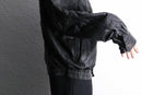 "HM LEATHER SYSTEM" black leather jacket