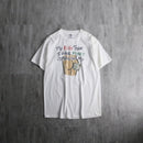 2000s humor message print tee