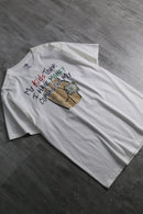 2000s humor message print tee