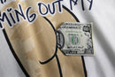 2000s humor message print tee