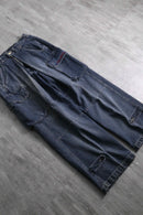 late 1990-00s Polo Jeans baggy cargo denim pants