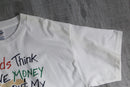 2000s humor message print tee