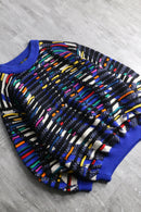 90s “COOGI” pure wool psycho color 3D knit