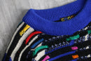 90s “COOGI” pure wool psycho color 3D knit
