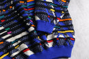 90s “COOGI” pure wool psycho color 3D knit