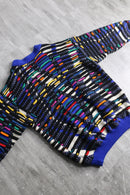 90s “COOGI” pure wool psycho color 3D knit