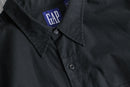 1990s OLD GAP black cotton shirt