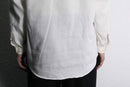 “Calvin Klein” soft cotton collarless shirt