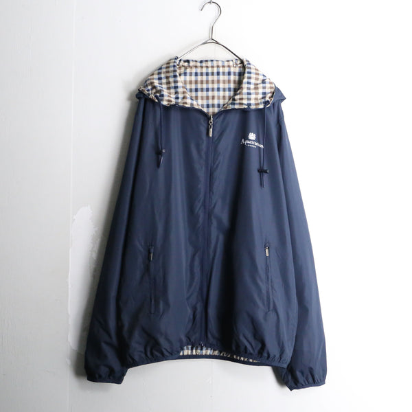 "Aquascutum" reversible nylon jacket