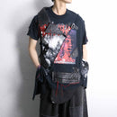"Re:make" leather docking horror graphic Tee