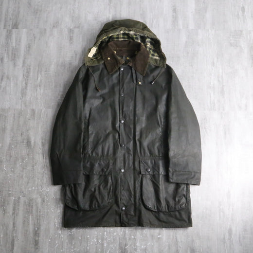 90s “Barbour” BORDER olive color oiled jacket