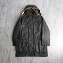 90s “Barbour” BORDER olive color oiled jacket