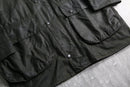 90s “Barbour” BORDER olive color oiled jacket