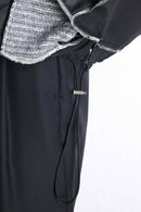 "Re:make" knit docking half zip up pull over