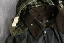90s “Barbour” BORDER olive color oiled jacket