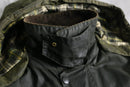90s “Barbour” BORDER olive color oiled jacket