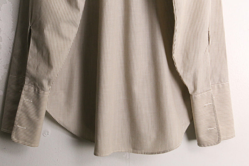 70's “Arrow “double cufflinks stripe shirt