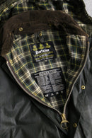 90s “Barbour” BORDER olive color oiled jacket